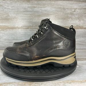 Timberland Youth Backroads Hiker Brown Leather Jungle Trail Hiking Boots Size 5
